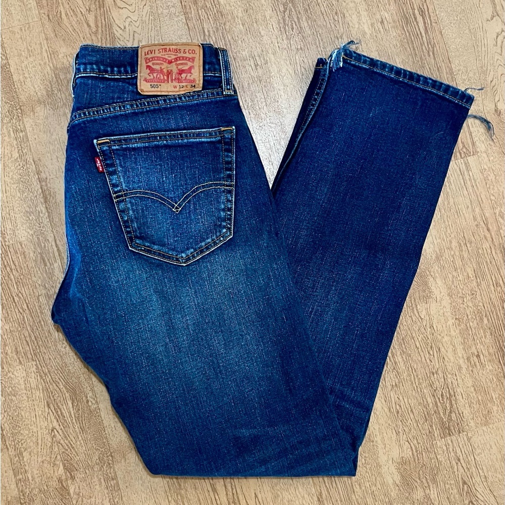 Levi's Blue Straight Jeans Classic Style